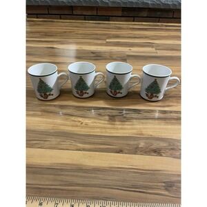 4 Anchor Hocking‎ Holiday Magic Mugs